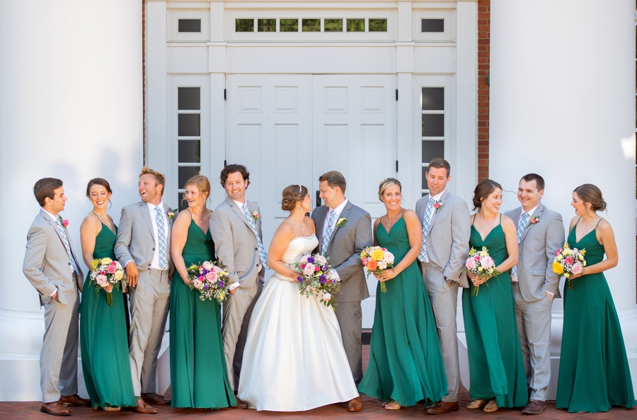 bridal party at western reserve academy 