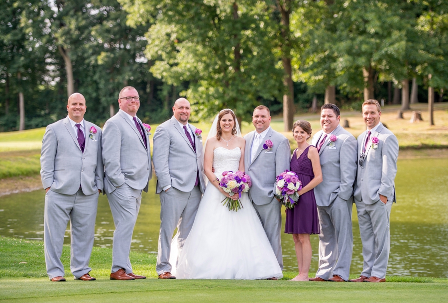 bridal party at chenoweth golf course
