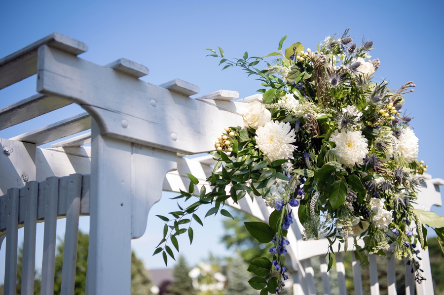 wedding arch florals