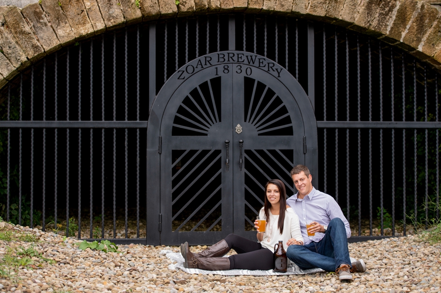 Zoar Brewery Engagement Session 