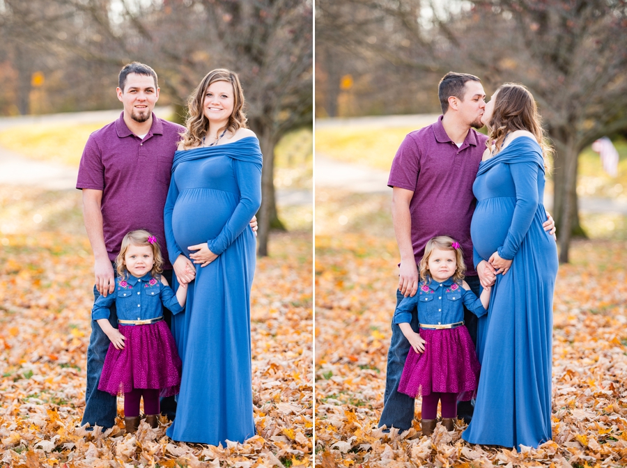 Hartville Maternity Session with family