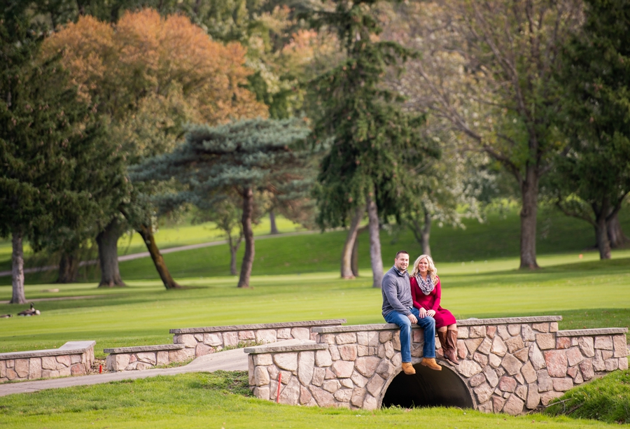 Silver Lake Country Club engagement shoot 