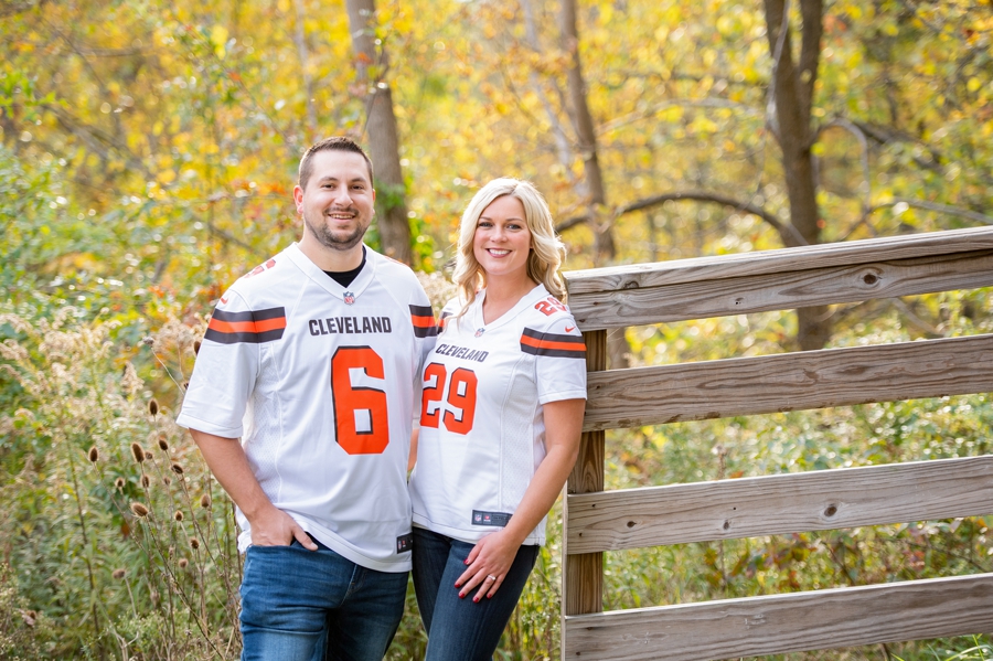 Cleveland Browns custom wedding date jerseys