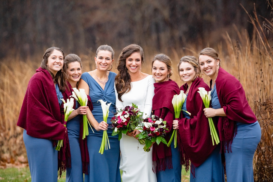 bridesmaids bouquets calla lily 