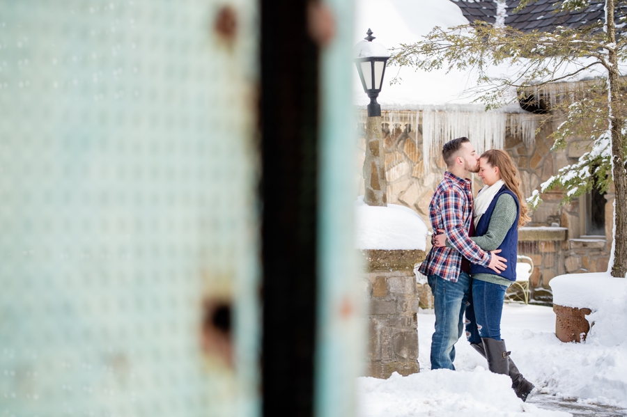 Hines Hill engagement session in winter