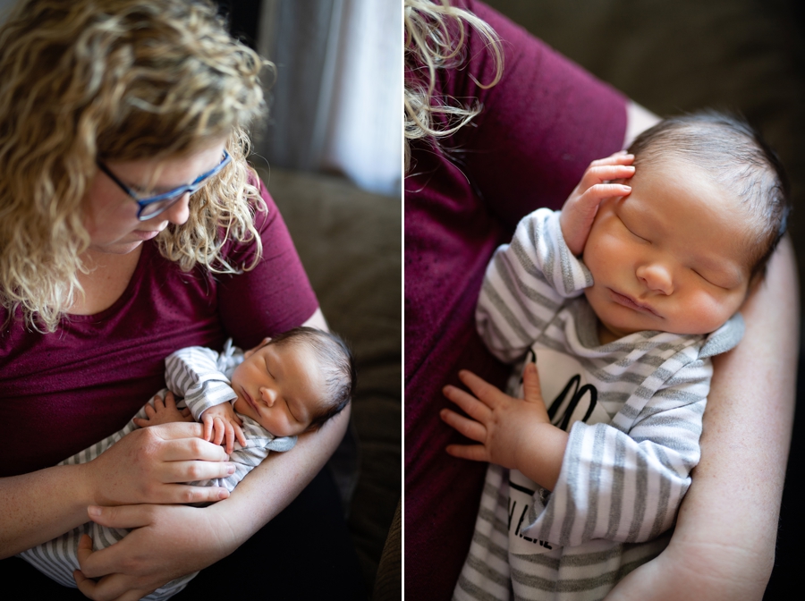 Akron In-home newborn session