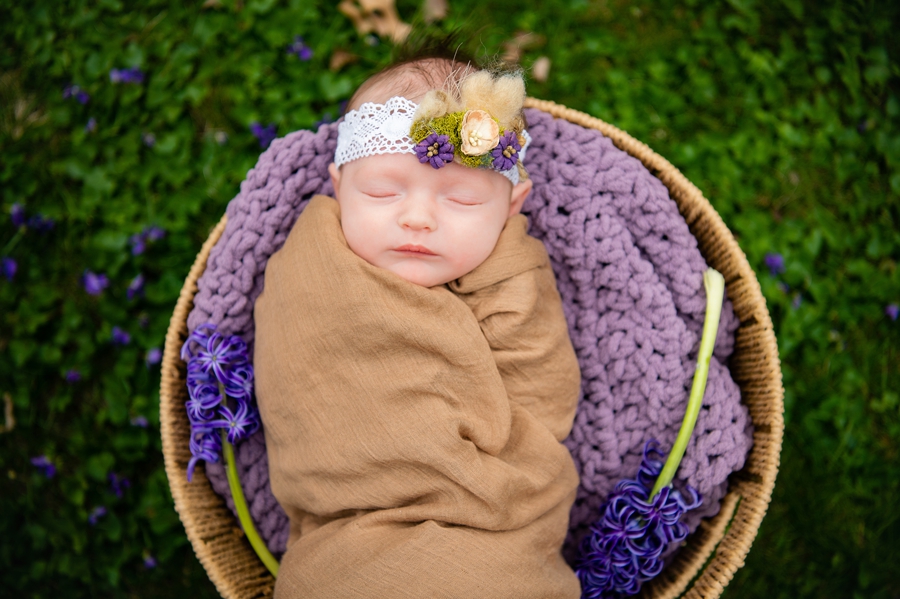 Hartville Newborn Session baby girl
