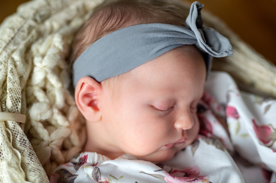 Hartville Newborn Session baby girl