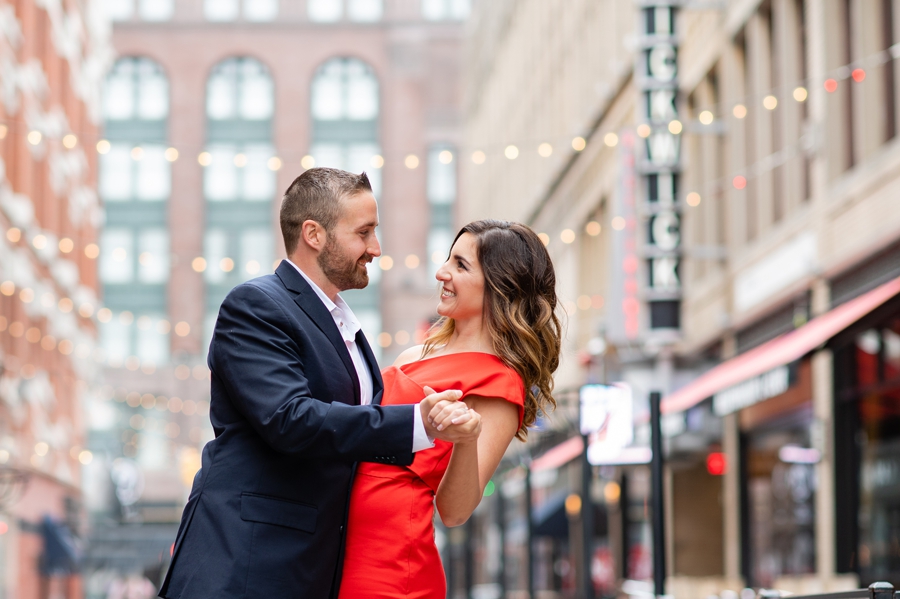 Cleveland Engagement Session East 4th