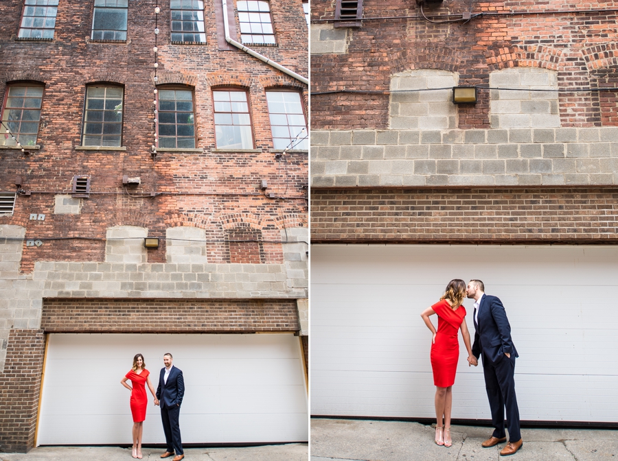 Cleveland Engagement Session East 4th Street