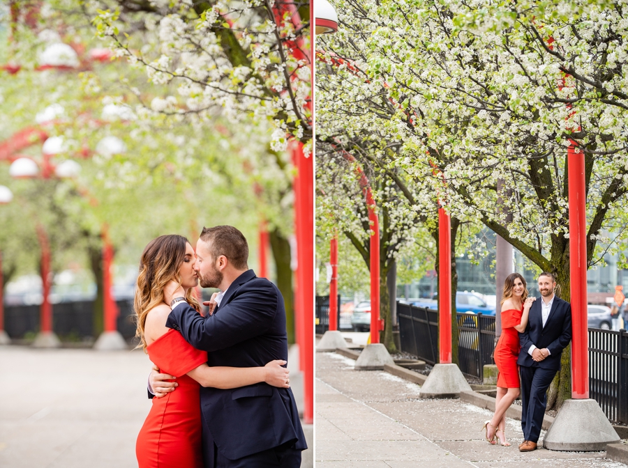 Cleveland Engagement Session East 4th St. downtown