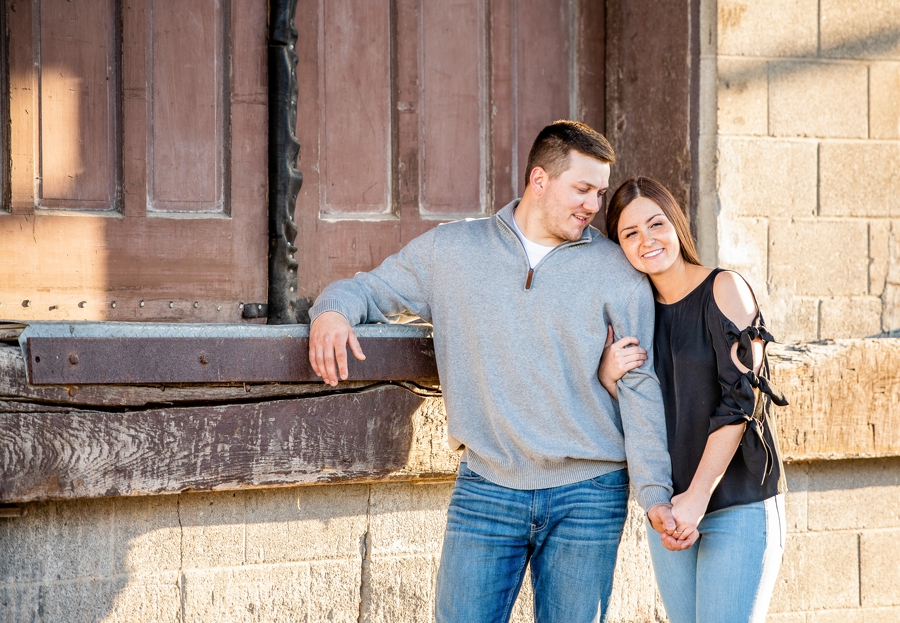Hartville Engagement Session at Feed Mill 