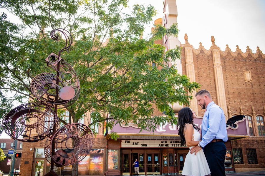 palace theater engagement session 