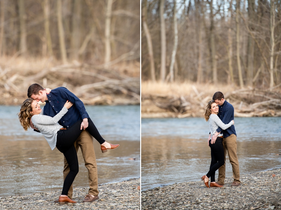 Rocky River engagement session 