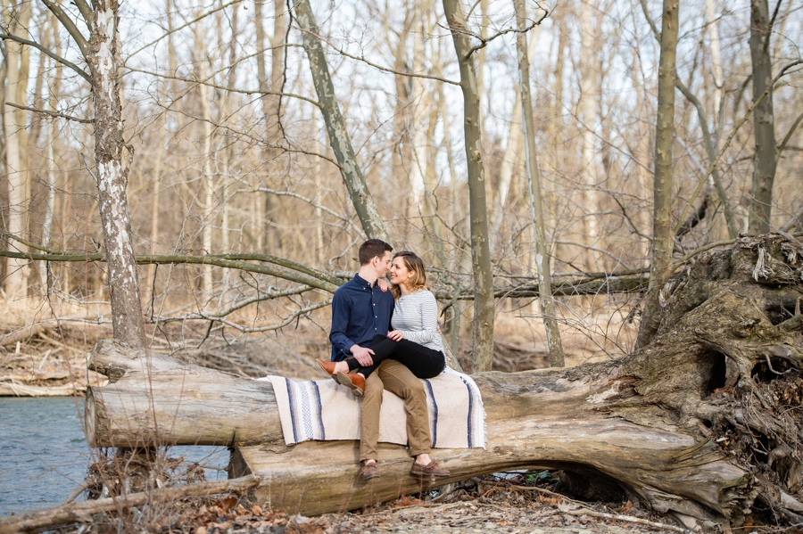 Rocky River Reservation engagement photos 