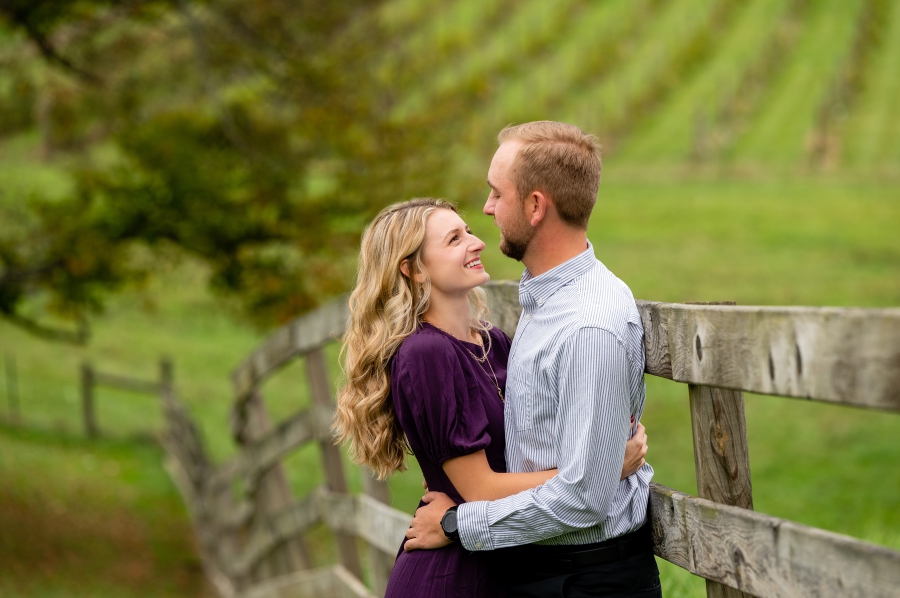 Winery at Wolf Creek Fall Engagement Session