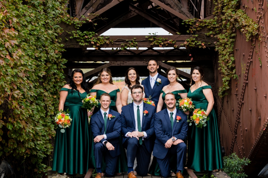 blue and green wedding colors 