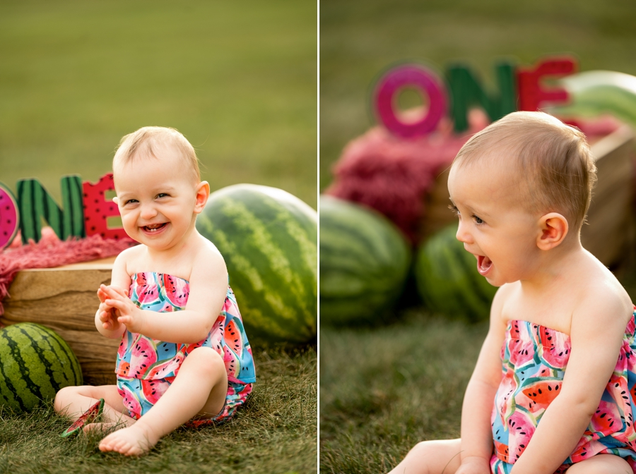 one in a melon First Birthday Photos