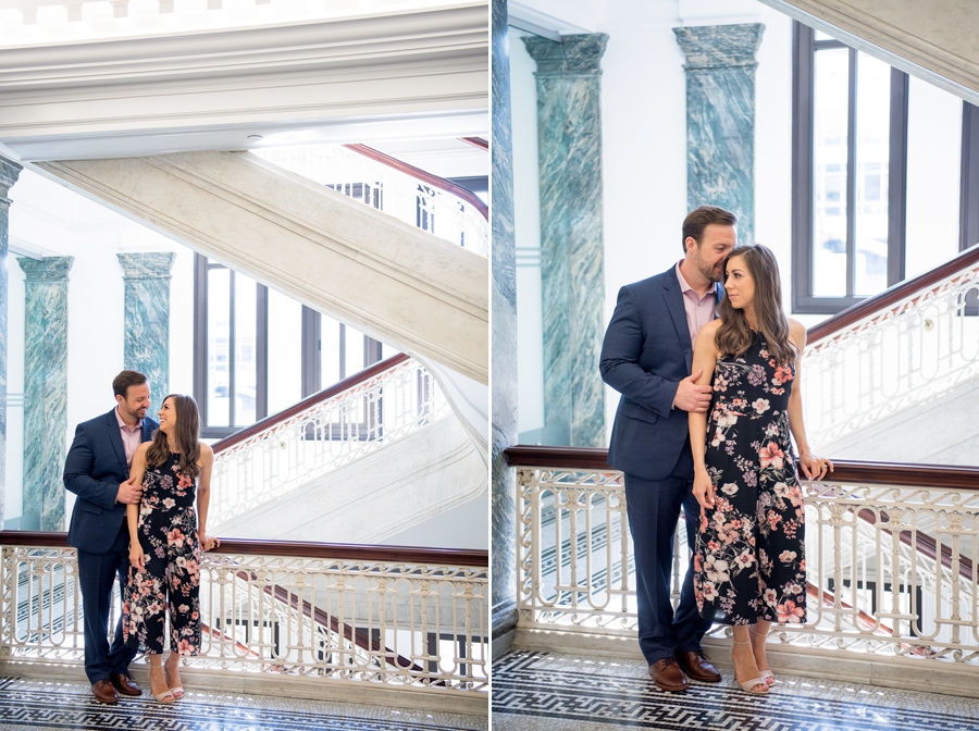 Columbus metro library engagement session 