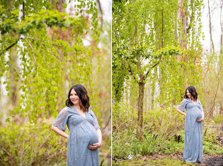 spring maternity photos in ohio