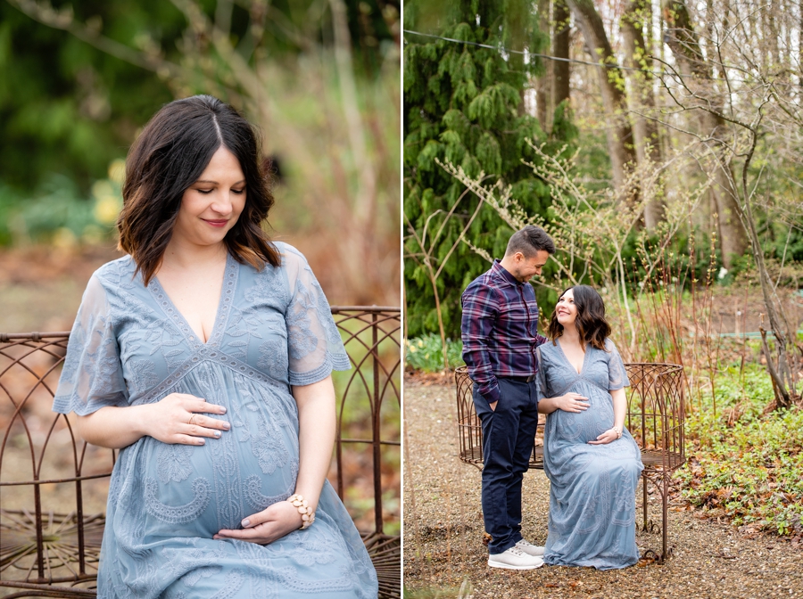 Homeworth Maternity Session in Spring