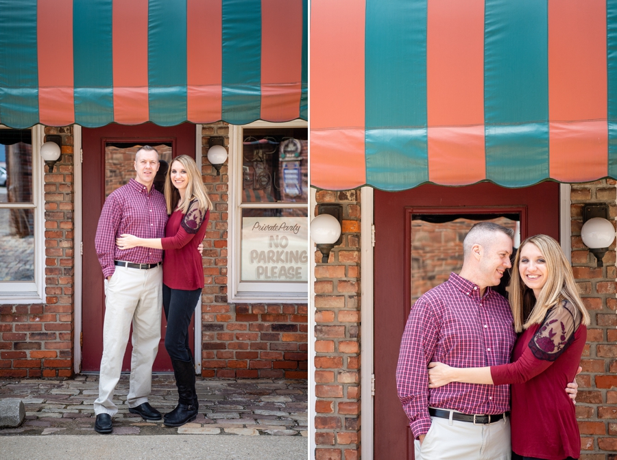 Rocky River Engagement Session in Spring 