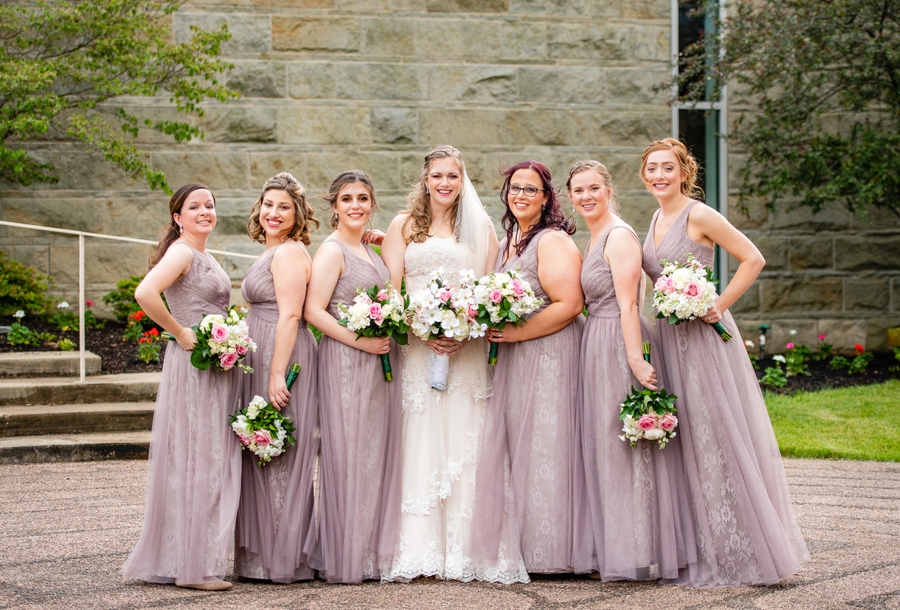 plum bridesmaids dresses 