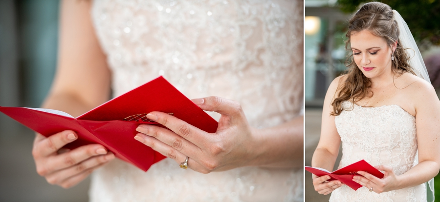 bride's letter from groom 