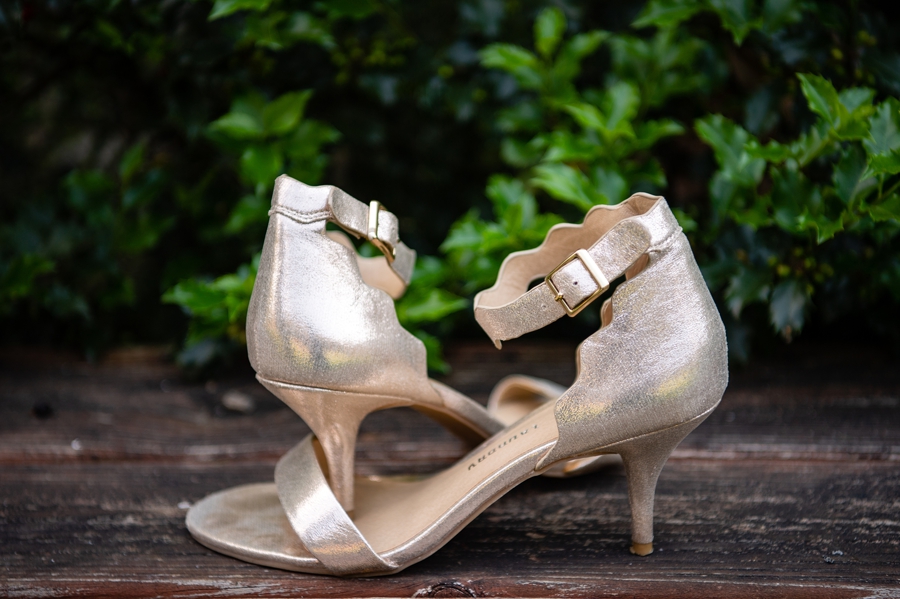 wedding high heels gold 