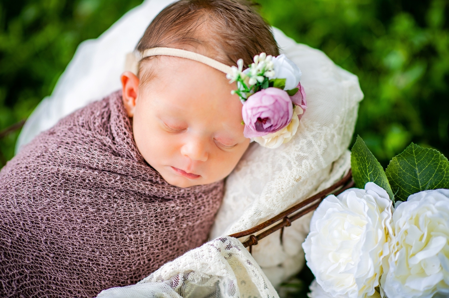 Spring,  In Home Newborn Session