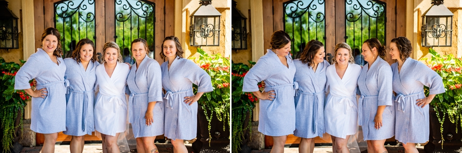 bridesmaids matching robes 