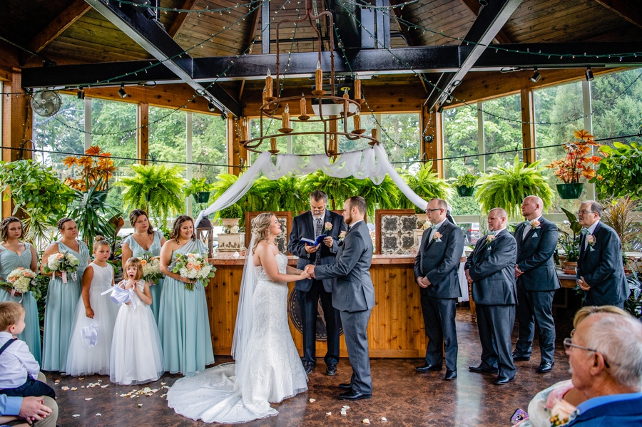 intimate gervasi conservatory wedding 