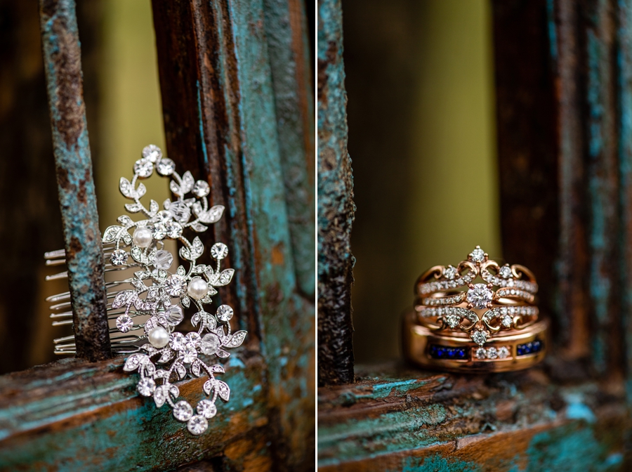 rustic wedding rings