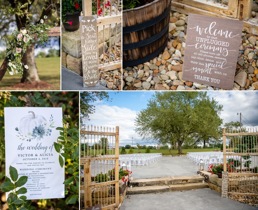 Fall Pine View Acres Wedding outdoor