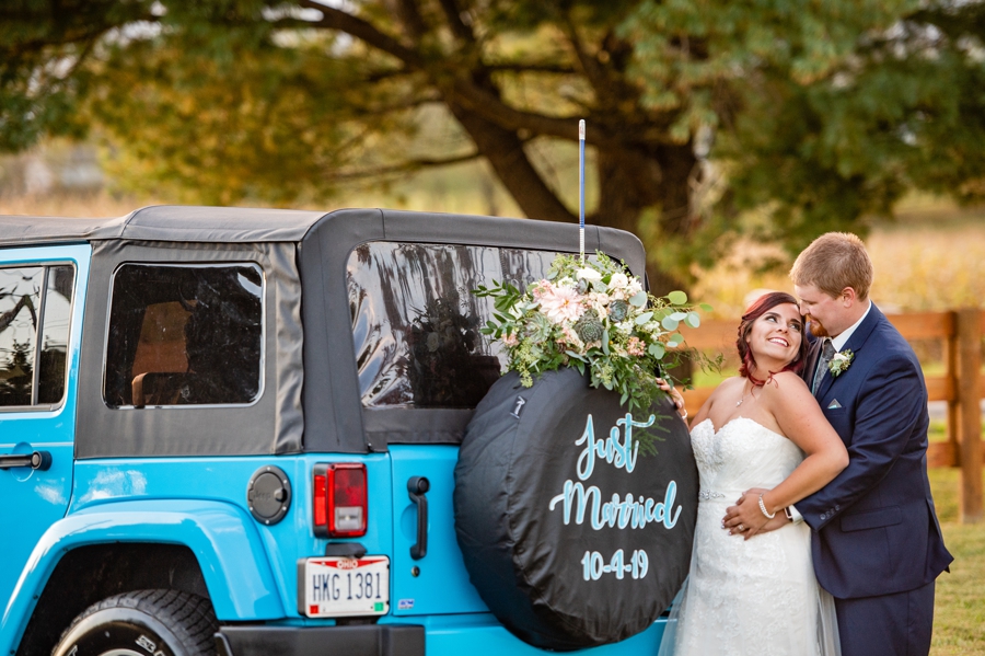 jeep tire cover just married 