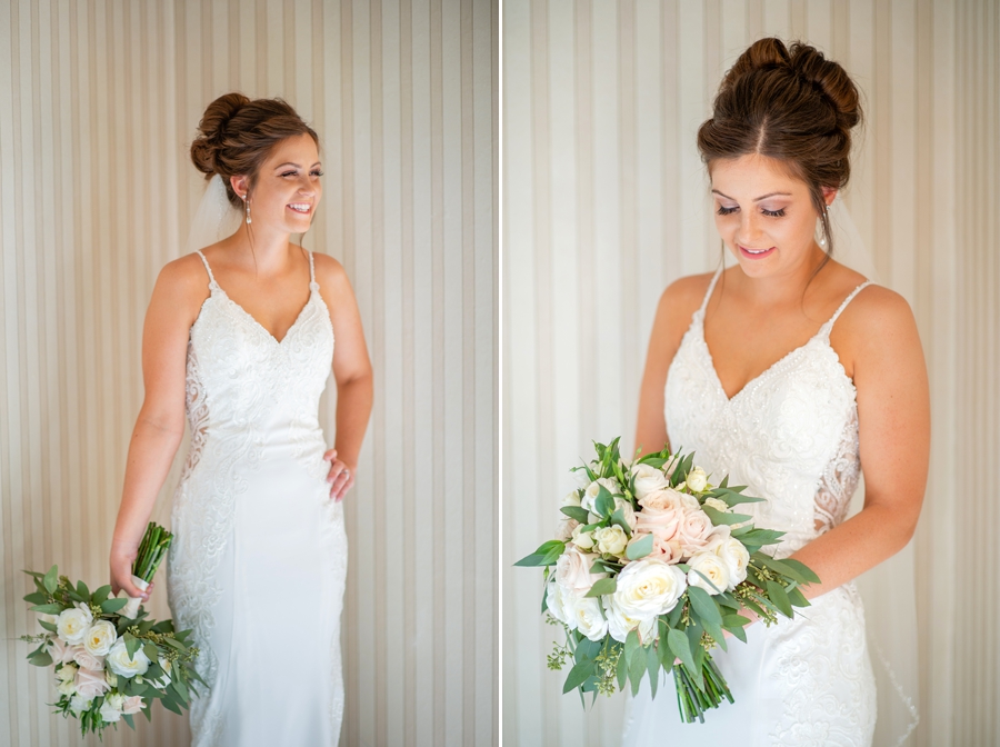 bride at Alliance Country Club 