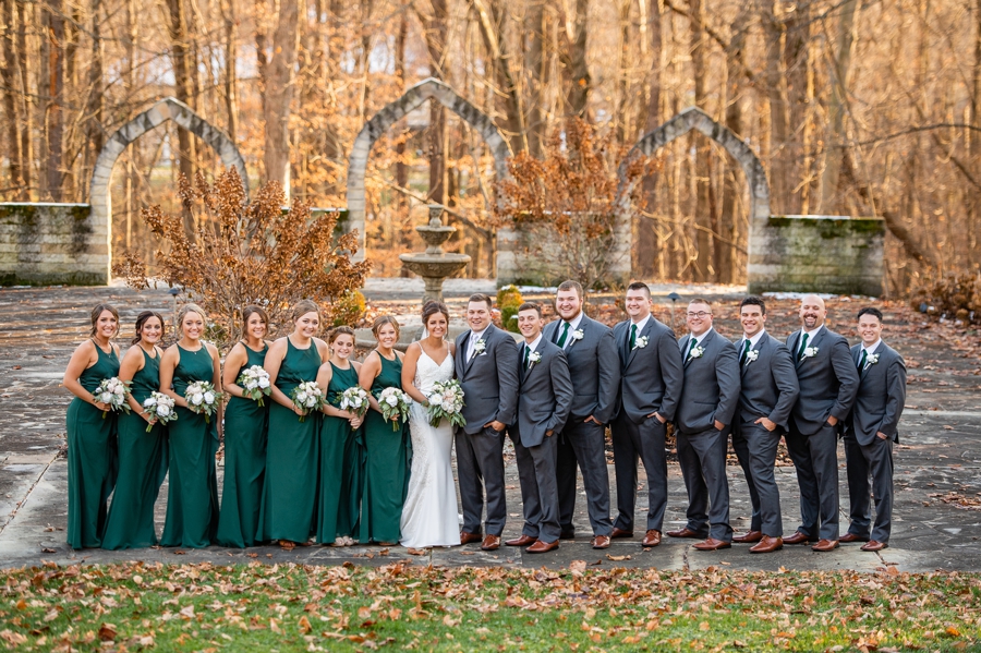 Bridal Party at Purcell Mansion 