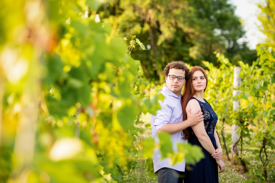 vineyard engagement photos 