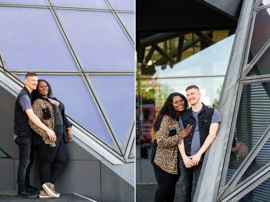 rock and roll hall of fame engagement photos 