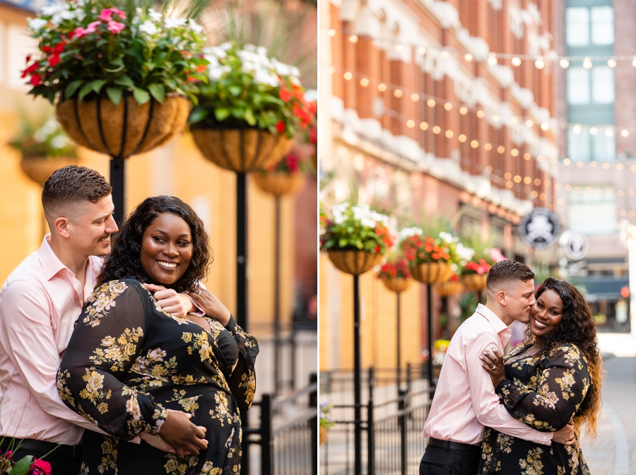 East 4th engagement session in cleveland 
