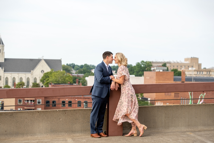 Downtown Canton Engagement Session 