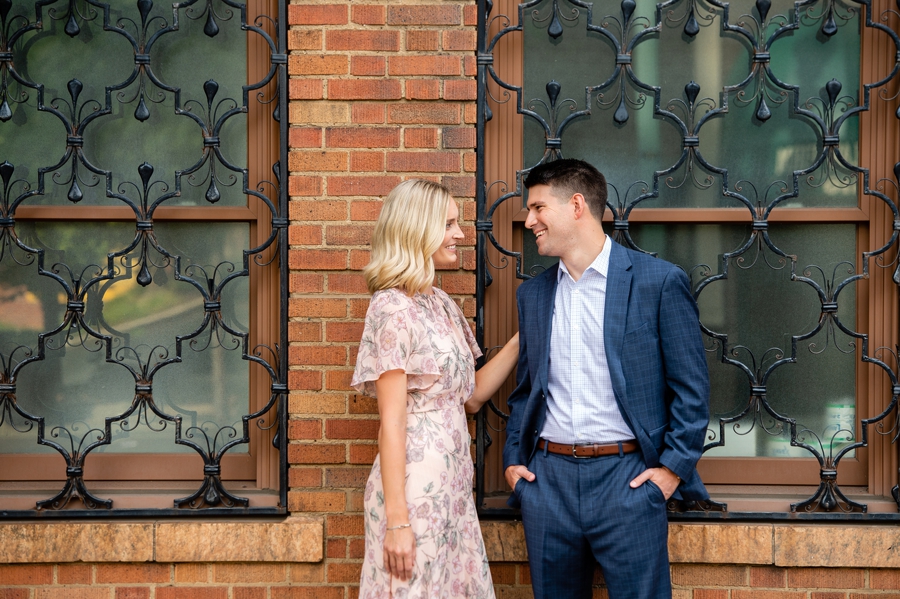 Downtown Canton Oh Engagement Session 