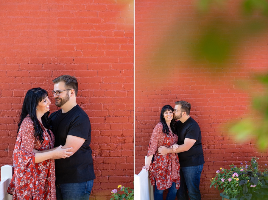 downtown Canal Fulton Engagement Session