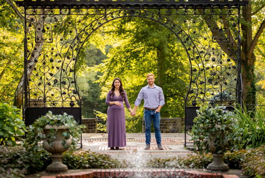 cleveland cultural gardens maternity session 