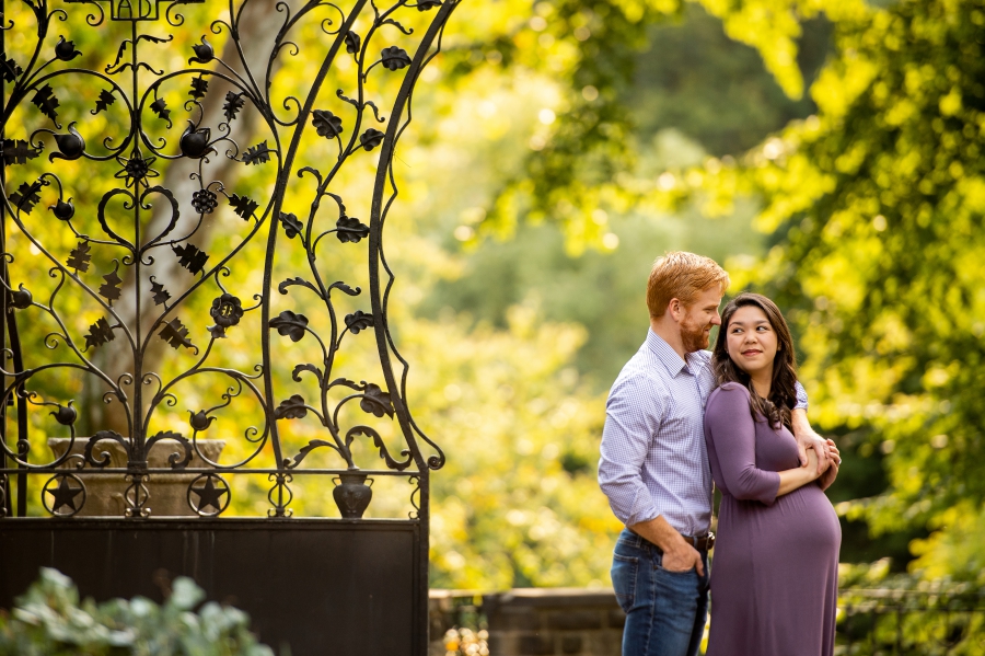 Fall cleveland cultural gardens maternity session 