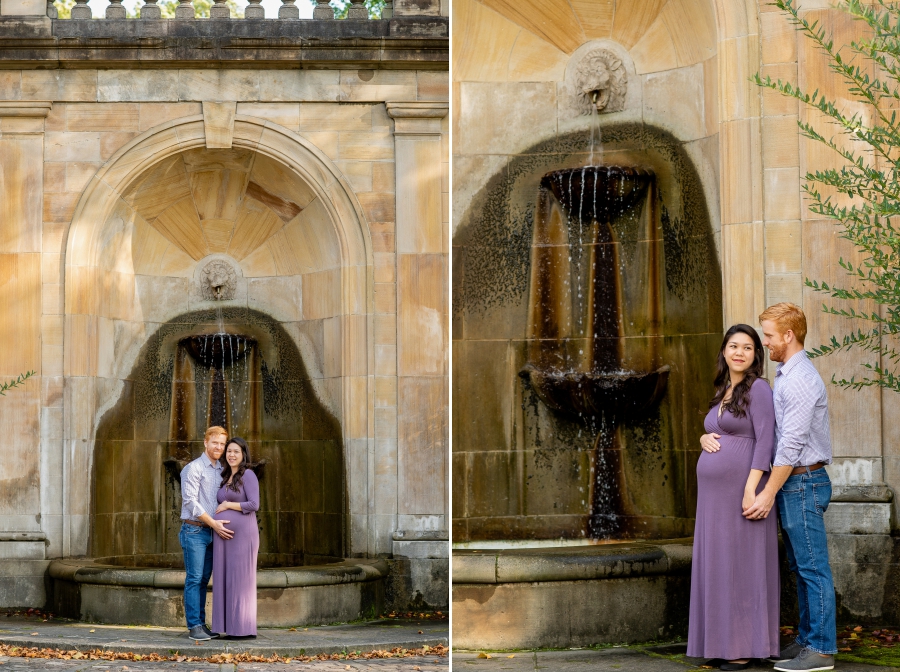 cleveland cultural italian gardens maternity session 