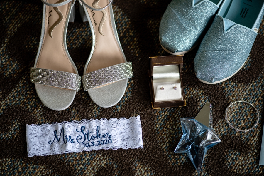 wedding shoes blue 