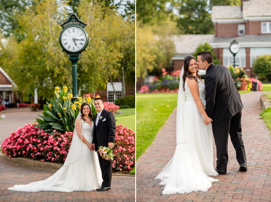 Fall wedding at Brookside Country Club 