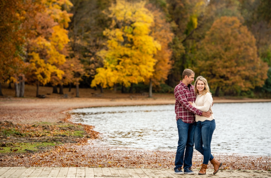 Fall Portage Lakes Engagement Session