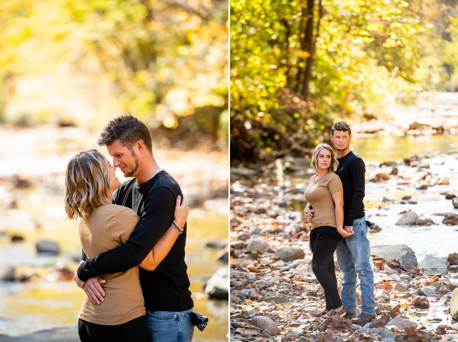 Fall engagement session in CVNP 